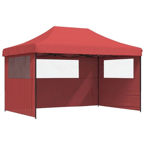 vidaXL Partytelt Burgunder 292 x 440 x 315 cm Oxford Stoff