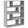vidaXL Romdeler gr&aring; sonoma 100x33x125,5 cm konstruert tre