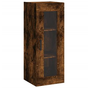 vidaXL Veggskap r&oslash;kt eik 34,5x34x90 cm