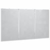 vidaXL Magnetisk tavle sammenleggbar 120x80x1,7 cm aluminium