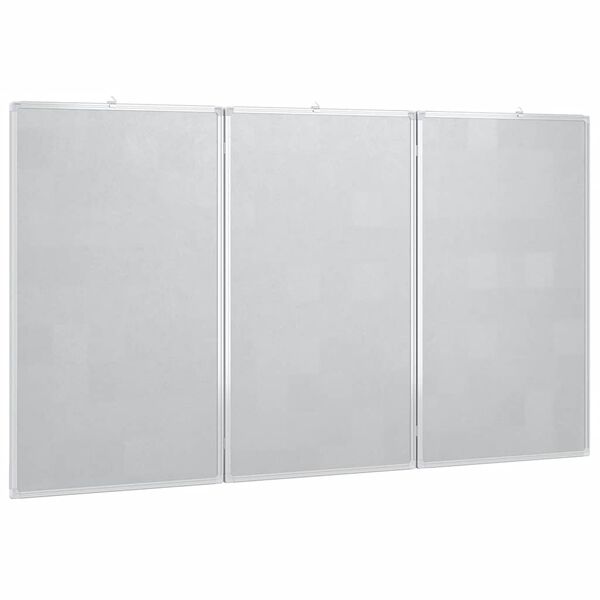 vidaXL Magnetisk tavle sammenleggbar 120x80x1,7 cm aluminium
