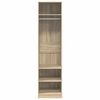 vidaXL Garderobe sonoma eik 50x50x200 cm konstruert tre