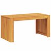 vidaXL Sidetabell Olje naturlig 70 x 35 x 35 cm Solid akasietre