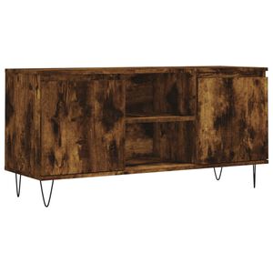 vidaXL TV-benk r&oslash;kt eik 104x35x50 cm konstruert tre