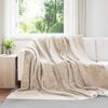 vidaXL Kastteppe Beige 240 x 270 cm Fleece