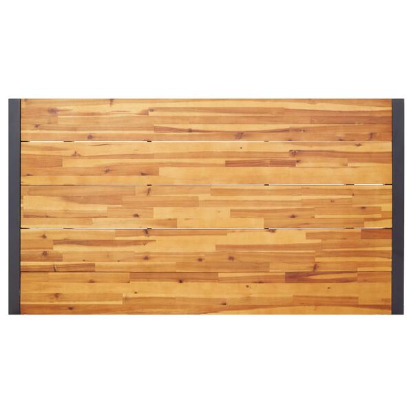 vidaXL Utend&oslash;rs spisestue 5 deler gr&aring;