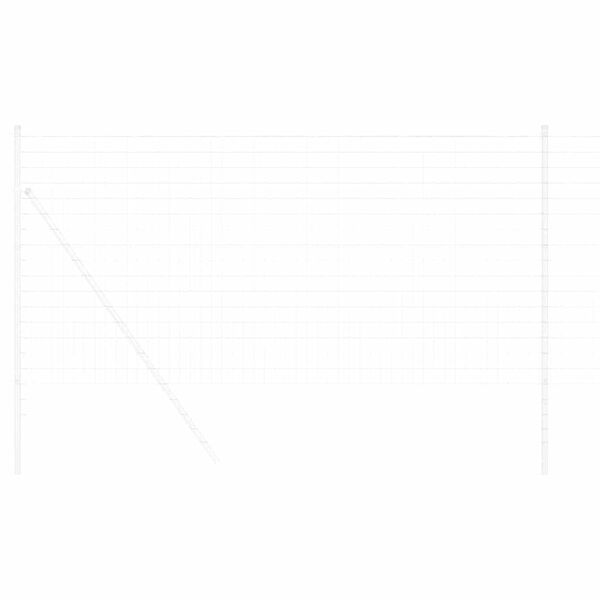 vidaXL Euro gjerde 1,2 x 10 m PVC-belagt jern