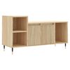 vidaXL TV-benk sonoma eik 100x35x55 cm konstruert tre