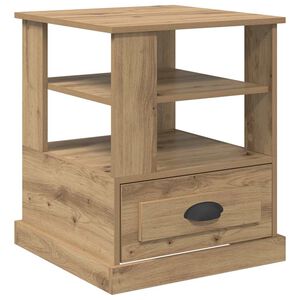 vidaXL Nattbordskap Artisan Eik 50 x 50 x 60 cm Konstruert tre
