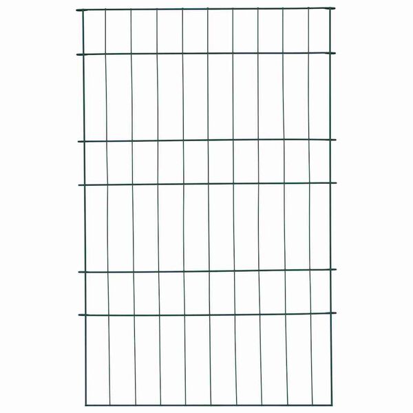 vidaXL Damhegnsett 8 pcs gr&oslash;nn 50 x 80 cm St&aring;l