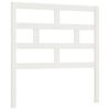 vidaXL Sengegavl hvit 96x4x100 cm heltre furu
