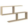 vidaXL Vegghylle Sonoma eik 100 x 12 x 50,5 cm Konstruert tre