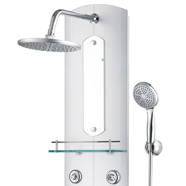 vidaXL Dusjpanel 25x43x120 cm s&oslash;lv