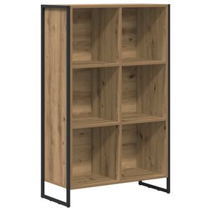 vidaXL Bokskap 99,5 x 30 x 108,5 cm Konstruert tre Kunstnerisk Eik