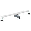 vidaXL 360&deg; dusjdrenering med slankt design S&oslash;lv 70 cm
