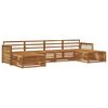 vidaXL Utend&oslash;rs sofa-sett 6 stk. Solid akasietre