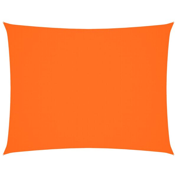 vidaXL Solseil oxfordstoff rektangul&aelig;r 2x3 m oransje