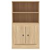 vidaXL Highboard sonoma eik 60x35,5x103,5 cm konstruert tre