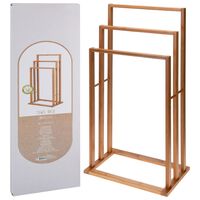 Bathroom Solutions Håndklestativ i bambus med 3 stenger