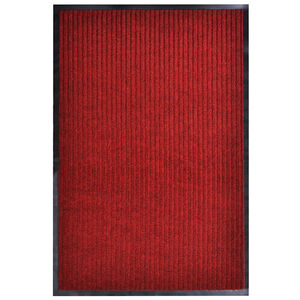 vidaXL D&oslash;rmatte r&oslash;d 117x220 cm PVC