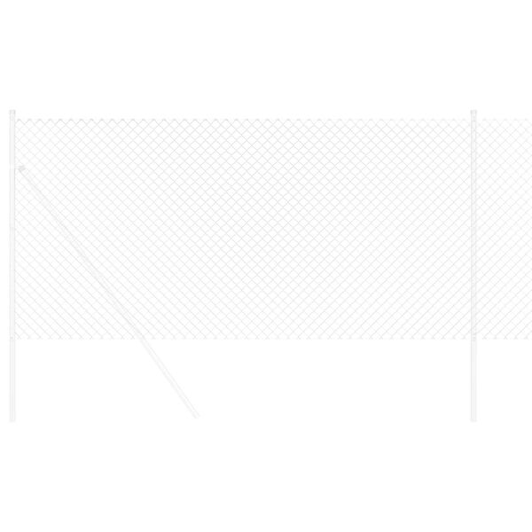 vidaXL Kjedegjerde s&oslash;lv 10 x 1,2 m Galvanisert st&aring;l