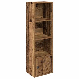 vidaXL Bokhylle gammelt tre 31x24x102 cm konstruert tre