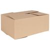 vidaXL Sammenleggbar boks 50 stk. Naturlig 35 x 24 x 15 cm Papp