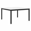 vidaXL Kaffebord Hvit 80 x 80 x 45 cm Massiv furu