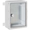 vidaXL Kontrollskap Gr&aring; 32 x 13 x 33 cm ABS-plast