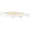 vidaXL Sengestamme 2 pcs Hvit 152 x 203 cm Konstruert tre