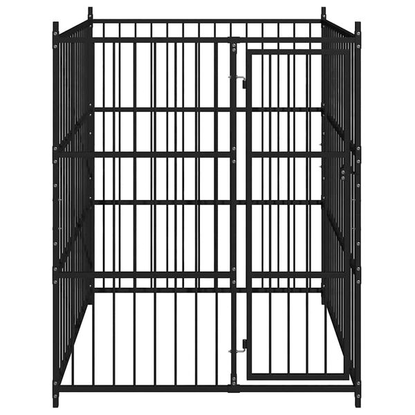 vidaXL Utend&oslash;rs hundeg&aring;rd 150x150x185 cm