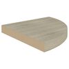 vidaXL Flytende vegghyller 2 stk eik 35x35x3,8 cm MDF