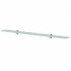 vidaXL Flytende hylle glass 100x20 cm 8 mm