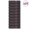 vidaXL Badeh&aring;ndkl&aelig;r FROGN 25 stk antrasitt 100x150 cm 360 gsm