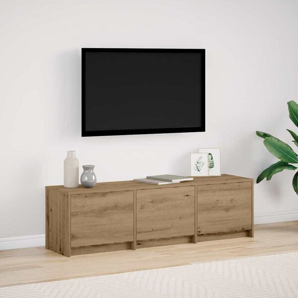 vidaXL TV Enheter Artisan Eik 140 x 34 x 40 cm Konstruert tre
