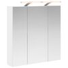 vidaXL Baderomsspeilskap Hvit 70 x 14,5 x 70 cm Konstruert tre