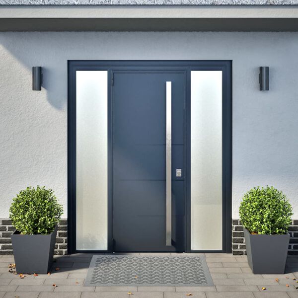 vidaXL Plantekasser 2 stk antrasitt 40x40x40 cm stål