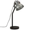 vidaXL Skrivebordslampe 25 W vintage sølv 17x17x60 cm E27