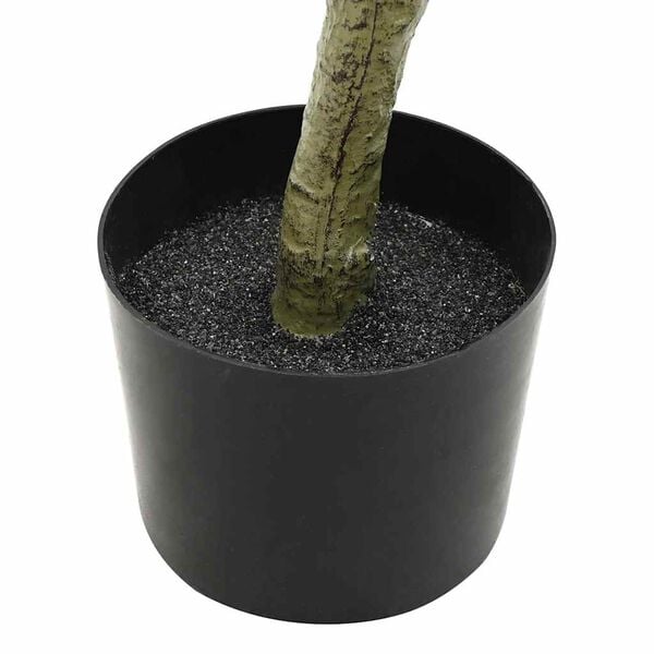 vidaXL kunstig sitrontre 136 blader 120 cm gr&oslash;nn