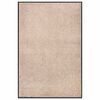 vidaXL D&oslash;rmatte beige 80x120 cm