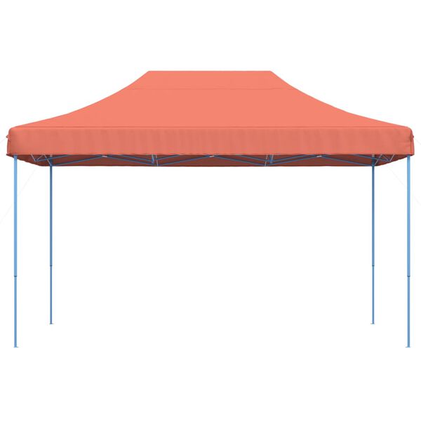 vidaXL Sammenleggbart partytelt pop-up terrakotta 440x292x315 cm