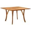 vidaXL Hagebord 120x120x75 cm heltre akasie