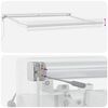 vidaXL Innvendbar Markise Flerfarget 350 x 250 cm Stoff, Metall