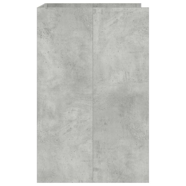 vidaXL Vaskemaskin skap Betong 67,5 x 62 x 97 cm Konstruert tre