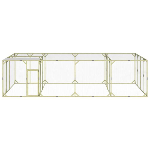 vidaXL H&oslash;nseg&aring;rd 800x400x200 cm impregnert heltre furu
