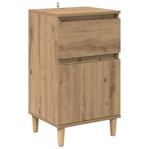 vidaXL Nattbordskap Artisan Eik 40 x 35 x 70 cm Konstruert tre
