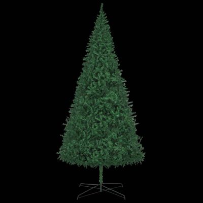vidaXL Forhåndsbelyst kunstig juletre 400 cm grønn