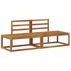 vidaXL Utend&oslash;rs End Sofagruppe 2 Stk Naturlig 182,5 x 63 x 73 cm