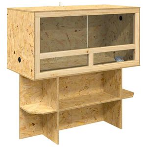 vidaXL Terrarium Brun 100 x 50 x 100 cm OSB