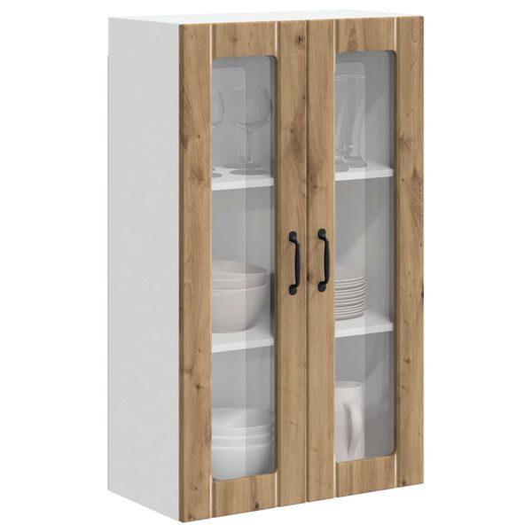 vidaXL Kj&oslash;kken veggskap Artisan Eik 60 x 31 x 100 cm Konstruert tre